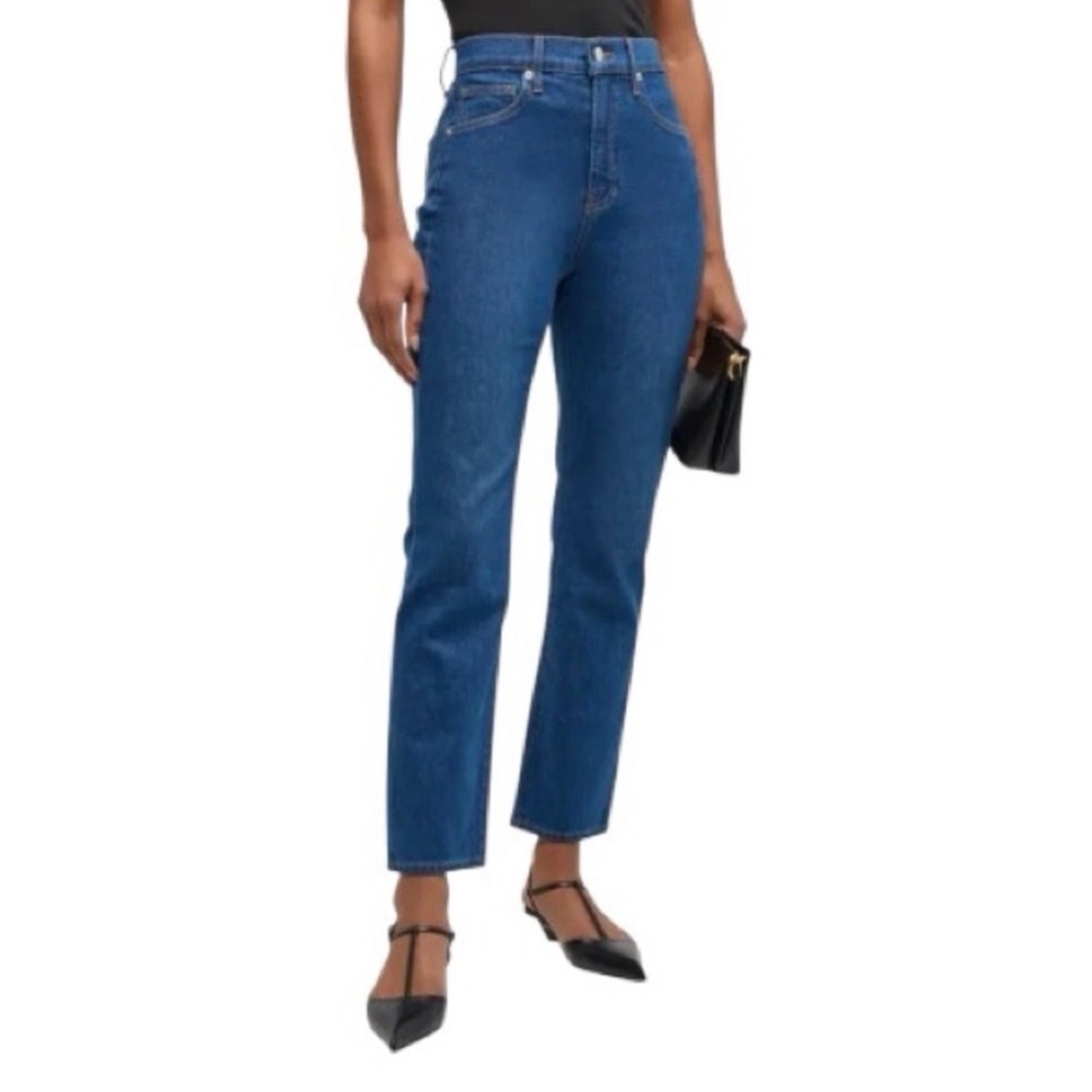 Veronica Beard Alenah Slim Straight High Rise Jeans - Size 26